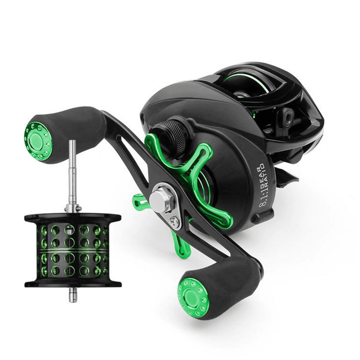 8.1: 1 12+1BB Fishing Reel Max Drag 8Kg Left/Right Hand Reel Fishing Tools - MRSLM