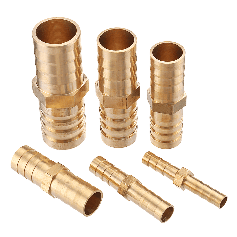 Pagoda Adapter Brass Barb Straight 2 Way Pipes Fitting 6-19Mm Pneumatic Component Hose Quick Coupler - MRSLM