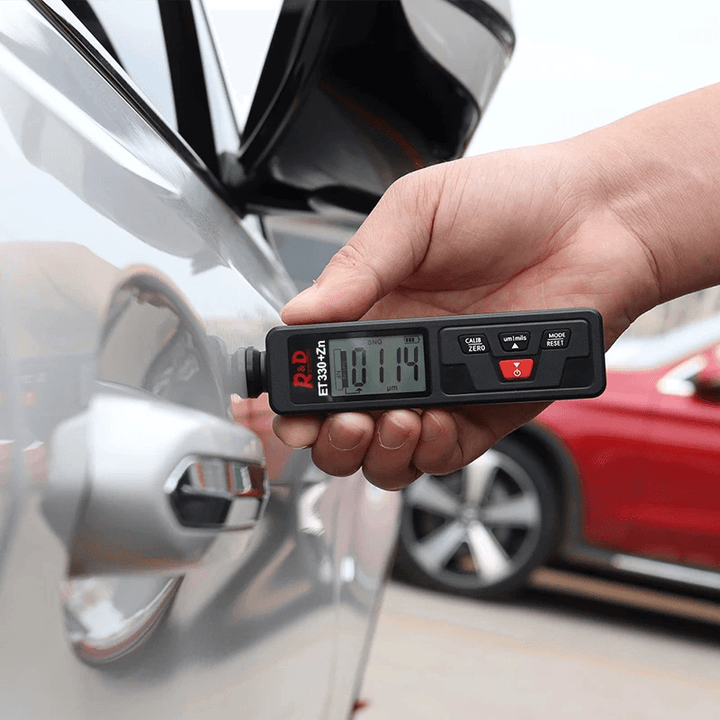 R&D ET330+ZN Car Paint Thickness Gauge Portable Coating Thickness Gauge for Car 0-1500Um Fe & Nfe Coating Tester Meter - MRSLM