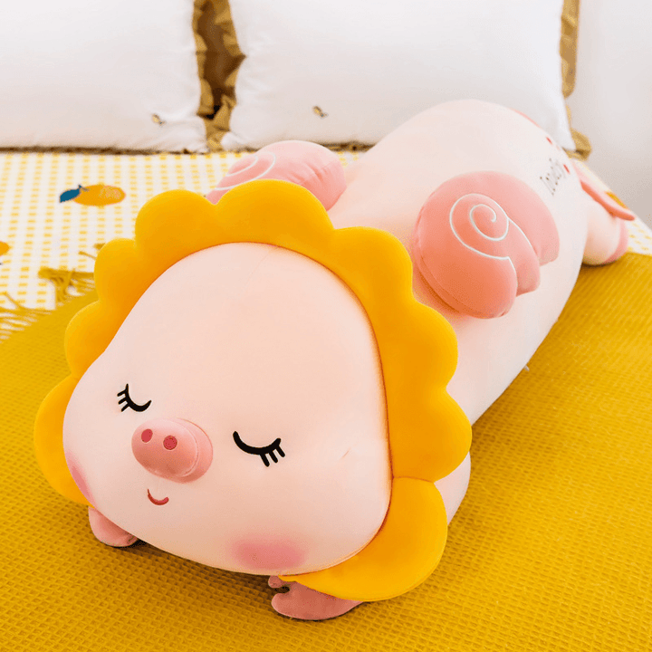 Sun Flower Pig Plush Plush Toys Girls Bed Sleeping Pillow Girls Heart Ragdoll - MRSLM