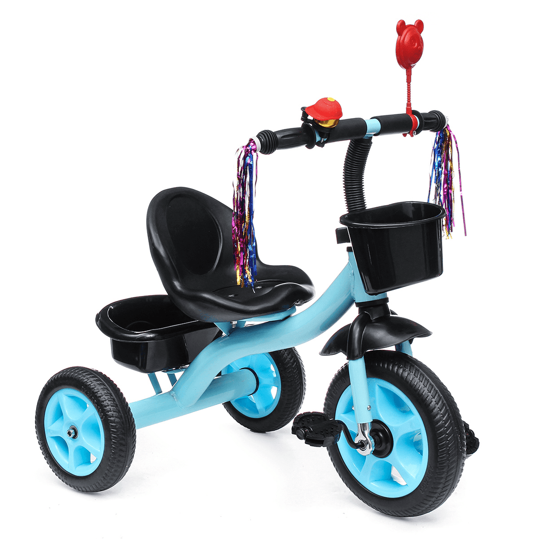 BIKIGHT 3 Wheels Kids Ride on Tricycle Bike Children Ride Toddler Balance Baby Mini Bike Safety - MRSLM