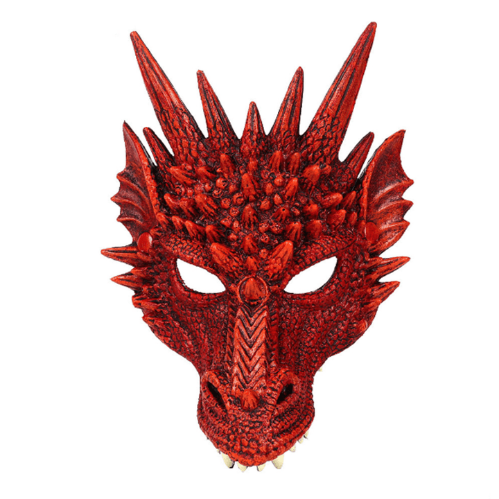 3D Animal Dragon Horror Mask Props Halloween Carnival Halloween Party Cosplay - MRSLM