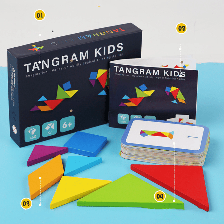 Large Particle Creative Tangram Puzzle Toy - MRSLM