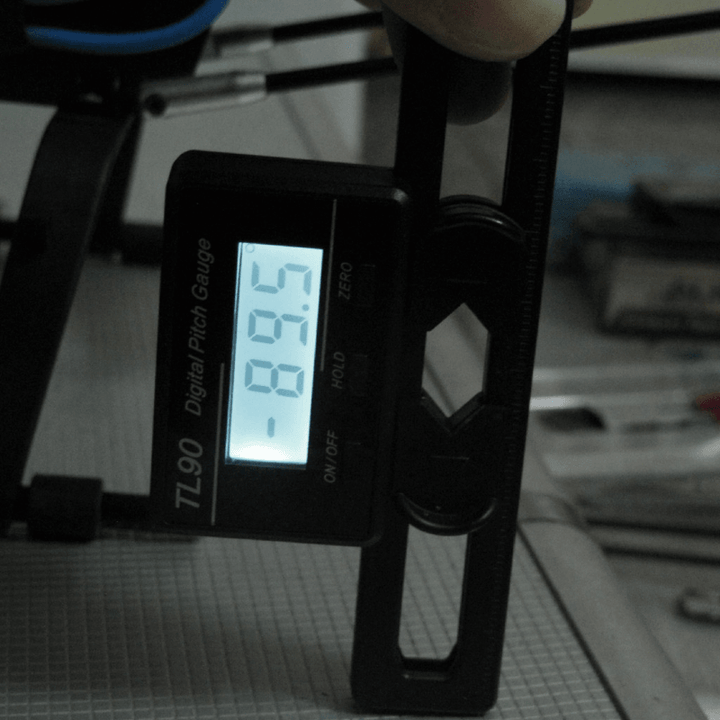 TL90 Digital Pitch Gauge LCD Backlight Display Blades Angle Measurement Tool - MRSLM