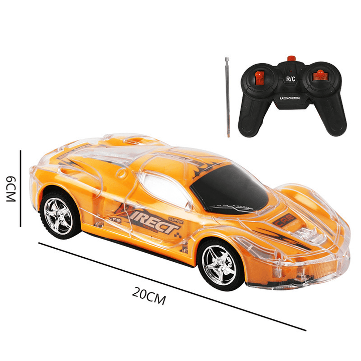 Four Way Remote Control Car Model Fall Resistant Childrens Toy - MRSLM