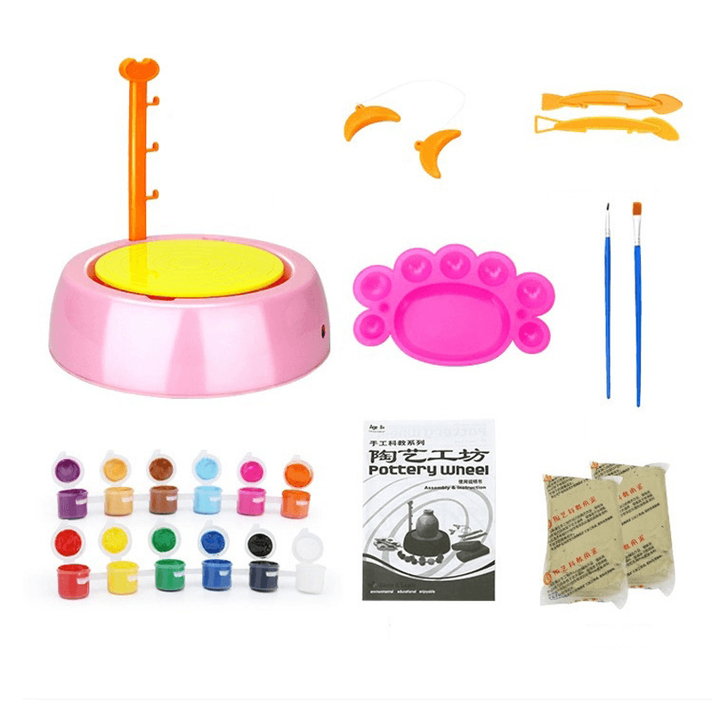 Children'S Handmade Pottery Machine Tool Set - MRSLM