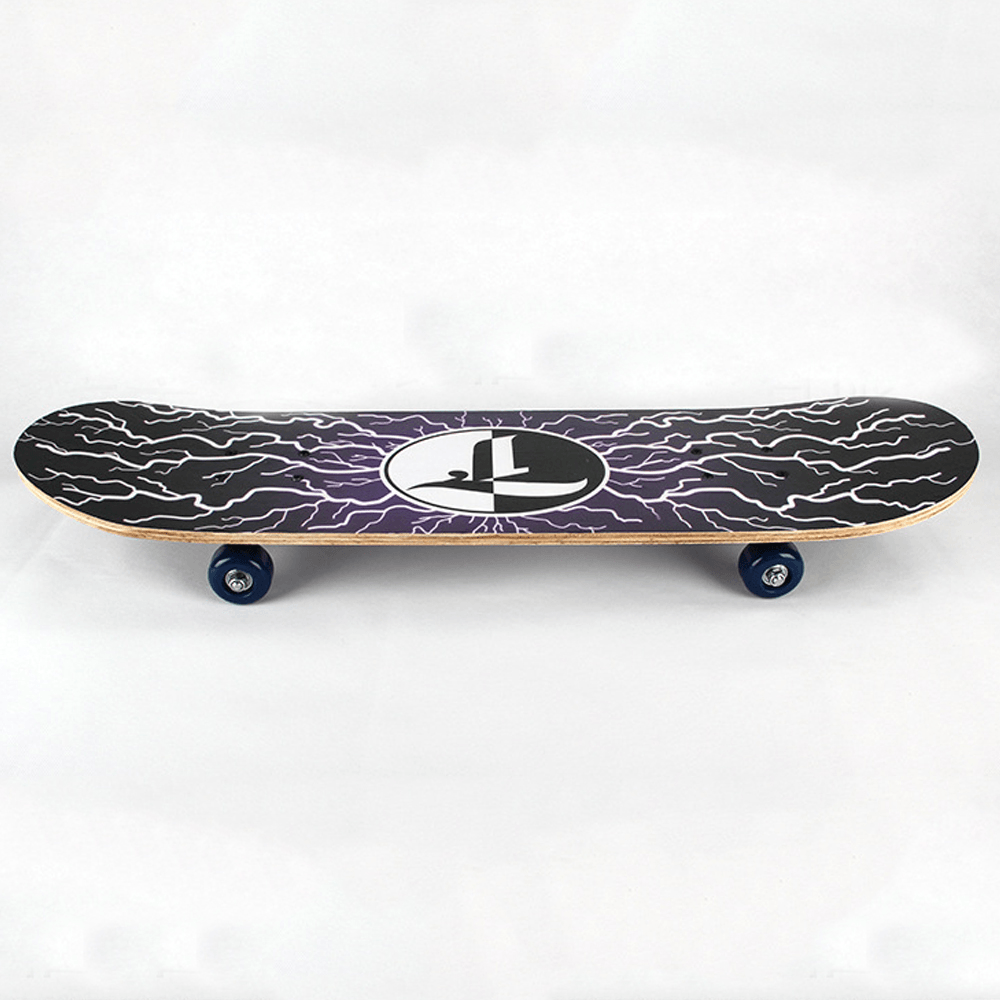 TOPMEN 31Inch Skateboard Natural Maple Complete Skate Board Anti-Slip Children Adult Scooter for Cruising Carving Free-Style Downhill - MRSLM