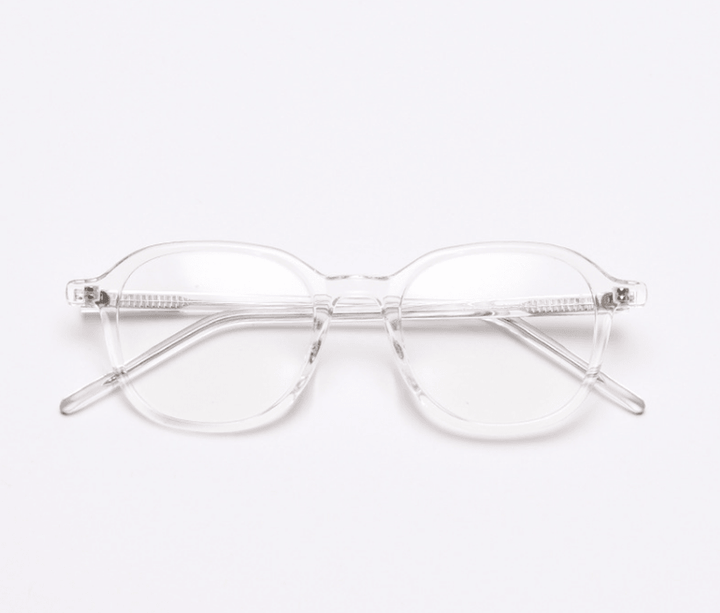 Large Transparent Glasses Frame Female Fashion Blue Light Flat Mirror - MRSLM