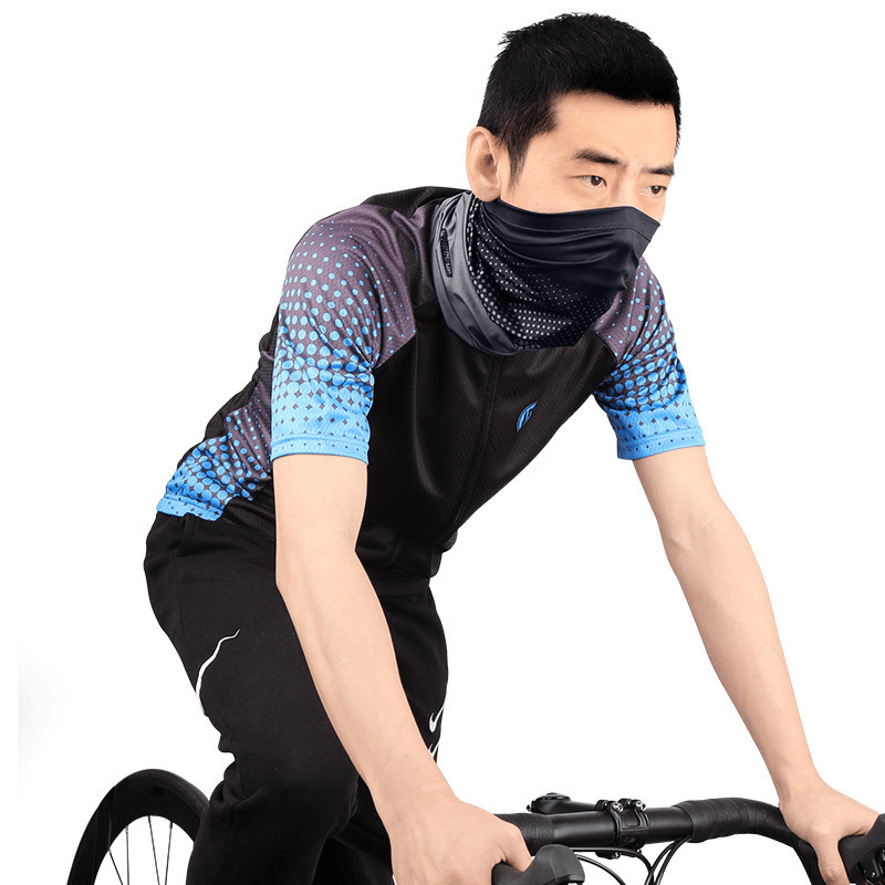 WHEEL up Ice Silk Scarf Seamless Windproof Sunscreen Towel Riding Mask Headscarf Outdoor Cycling - MRSLM