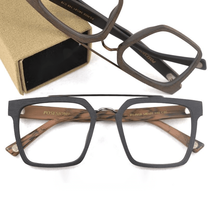 Vintage Glasses Wood Grain - MRSLM