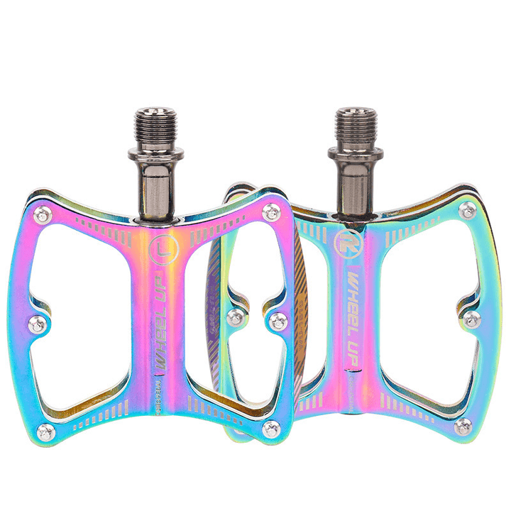 WHEEL up Bicycle Pedals Aluminum Alloy Cycling Pedals Mountain Bike Riding Equipment Accessories - MRSLM