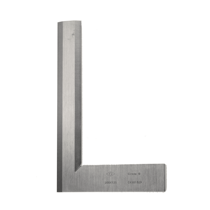 Knife Edge Square Ruler 0 Grade 90° Right Angle Ruler Engineer Measuring Tool 50X32Mm 63X40Mm 300X200Mm 250X160Mm - MRSLM