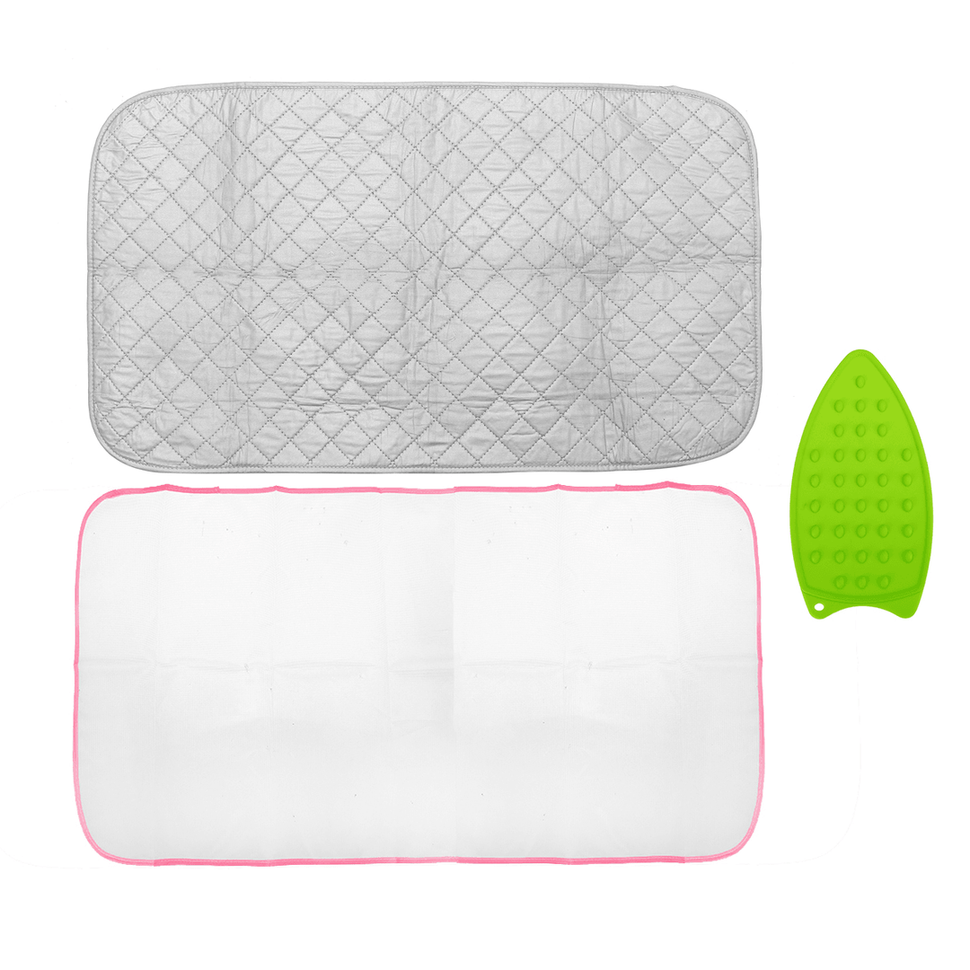 4PCS Portable Ironing Tablecloth Household Electric Iron Iron Protection Mat Useful Iron Protection Pad - MRSLM