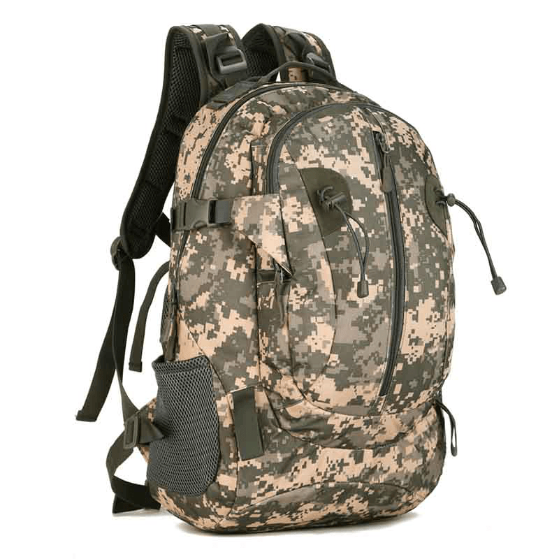 40L Camouflage Tactical Backpack Climbing Waterproof Bag Camping Hiking Mountaineering Multifunction Rucksack - MRSLM