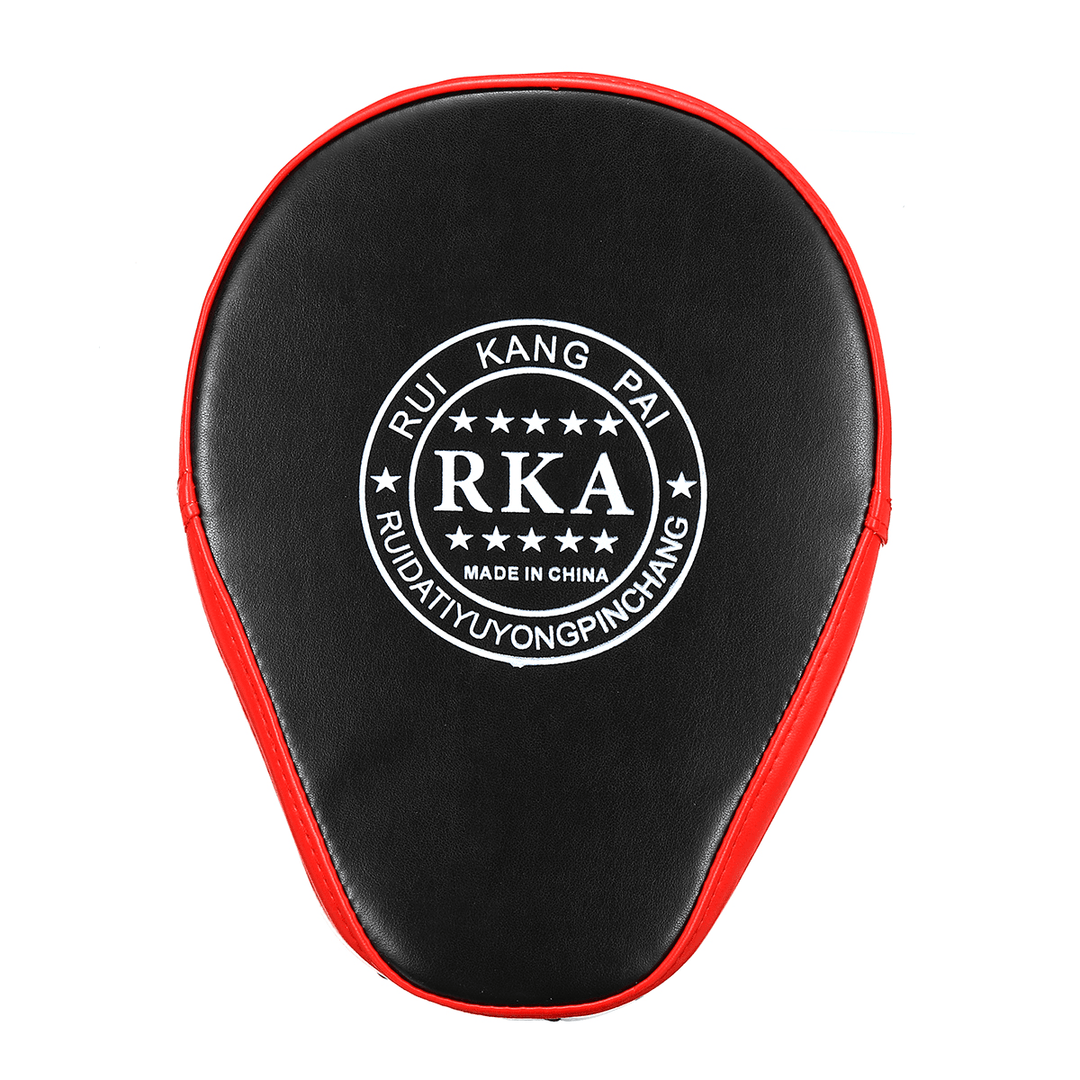 Boxing Target Thickened Curved PU Leather Boxing Curved Baffle Thai Taekwondo Kick Shield - MRSLM