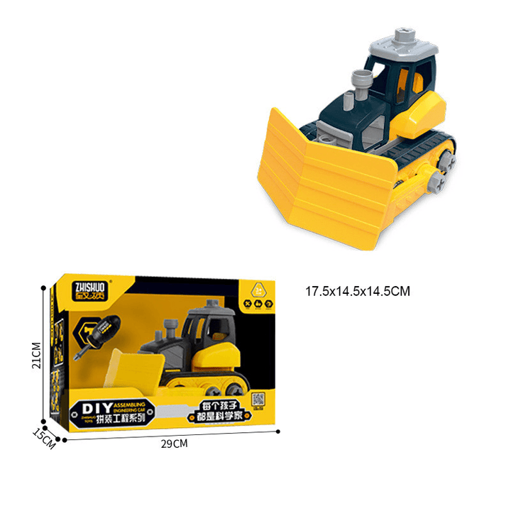 Screw and Assemble Block Engineering Truck Toy - MRSLM