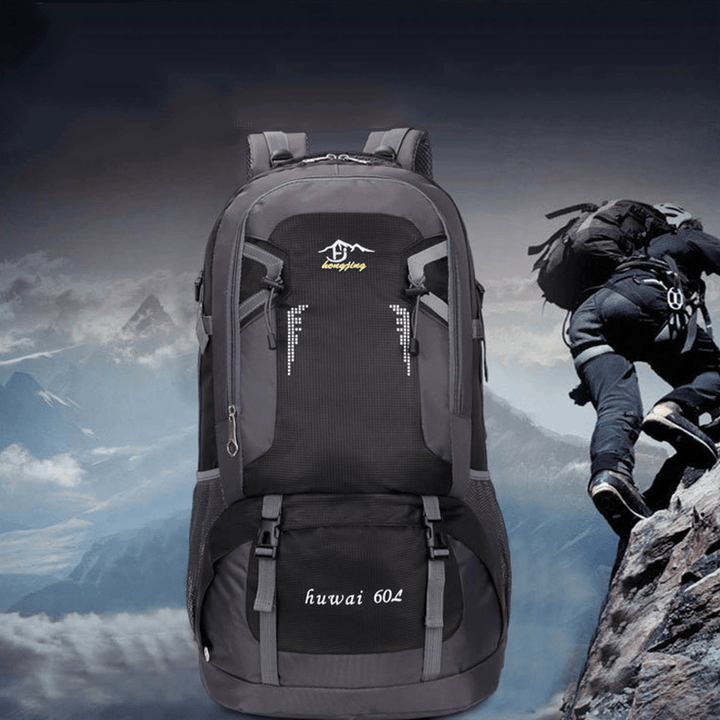 40/60L Waterproof Portable Climbing Travel Bag Spot Luggage Sport Package Large Capacity Backpack - MRSLM