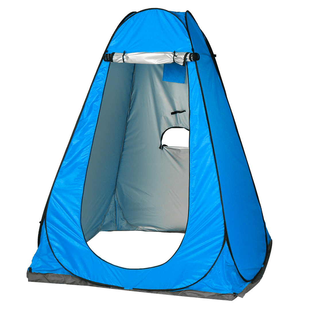 Privacy Shower Toilet Camping Tent UV Protection Waterproof Bathing Shelters 3 Window Folding Portable Canopy - MRSLM