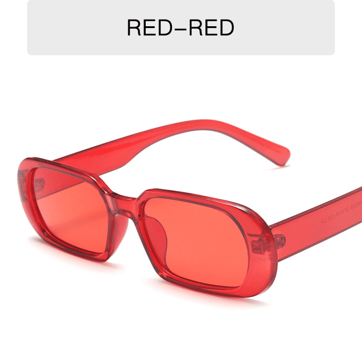 Retro Small Frame Sunglasses Female Candy Color Colorful Fashion Sunglasses - MRSLM