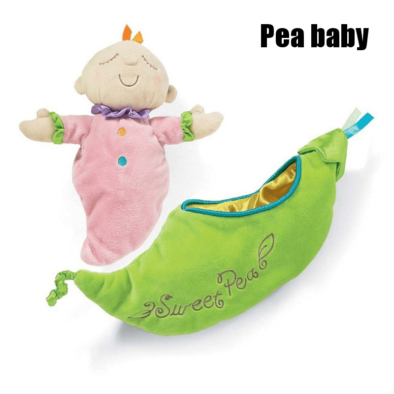 Newborn Bebe Cute Stuffed & Plush Toys Kids Stuffed Pea Prince Doll Baby Sleeping Dolls - MRSLM