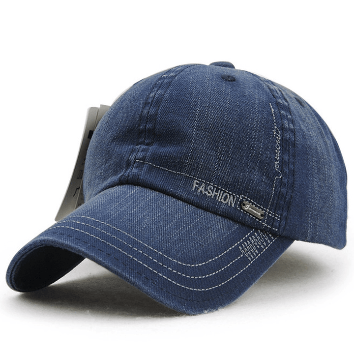 Wash Old Baseball Cap Color Men'S and Women'S Simple Outdoor Leisure Cap - MRSLM