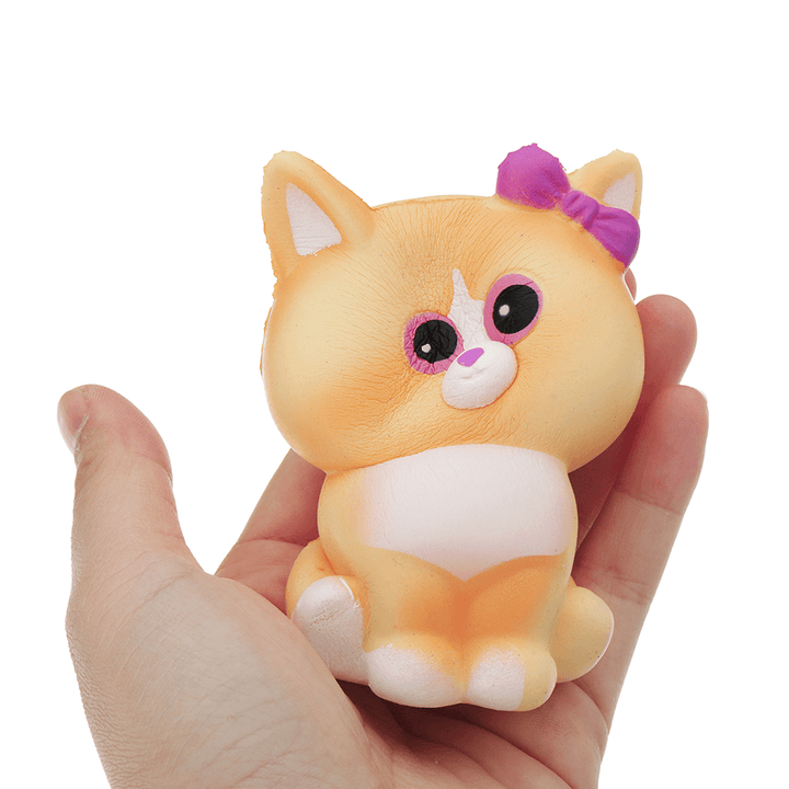 Yellow Cat Squishy 10*6CM Slow Rising with Packaging Collection Gift Soft Toy - MRSLM