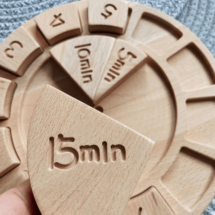 Log Clock Score Teaching Aid Building Blocks - MRSLM