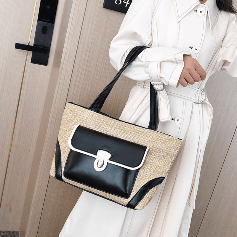 Women Casual Large Capacity Multifunction Handbag Shoulder Bag - MRSLM