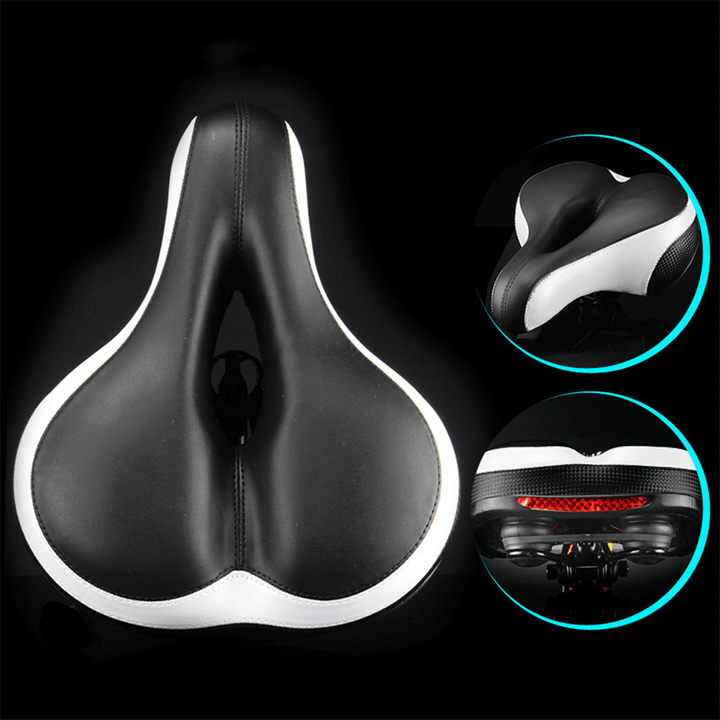 BIKIGHT PU Waterproof Vibration Damping Anti-Slip Abrasion Resistant Comfortable Universal Fit Saddle Bike Saddles - MRSLM