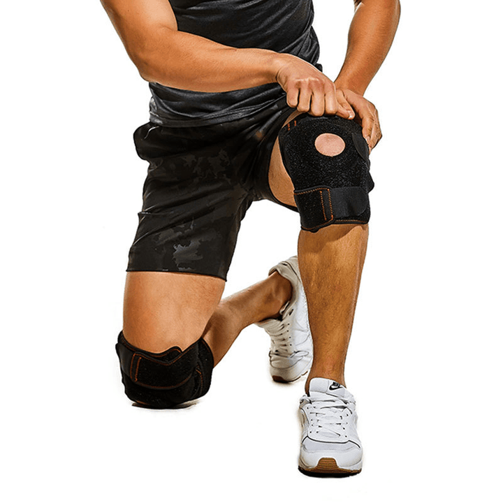 KALOAD Sports Elastic Knee Pad Rehabilitation Knee Brace Support Fitness Protective Gear - MRSLM