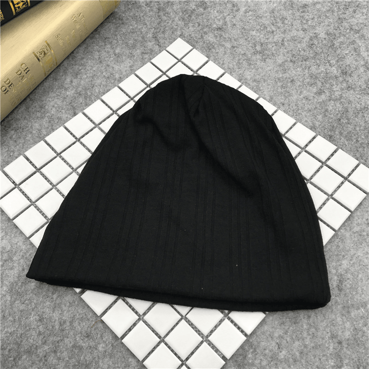 Mens Womens Winter Slouchy Beanie Caps Brimless Bonnet - MRSLM