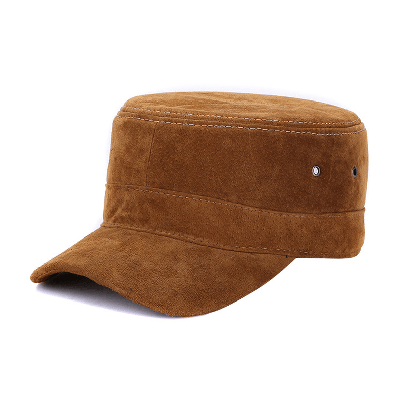 Genuine Sheepskin Flat Top Hat - MRSLM