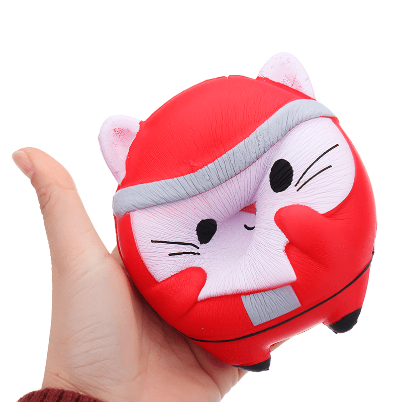 Chameleon Christmas Cat Doll Squishy 12X10X10Cm Slow Rising with Packaging Collection Gift Soft Toy - MRSLM