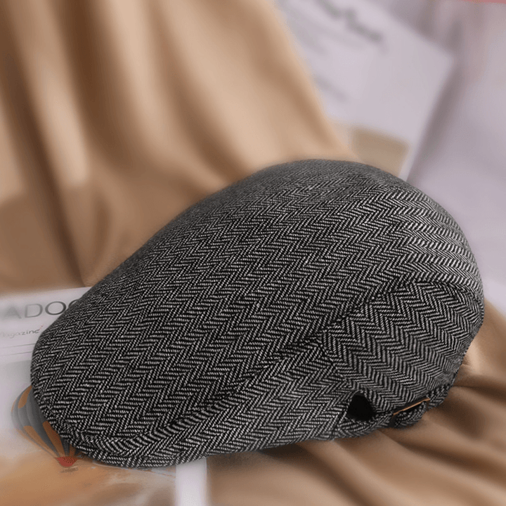 Autumn and Winter Woolen Mens and Womens Beret Caps - MRSLM