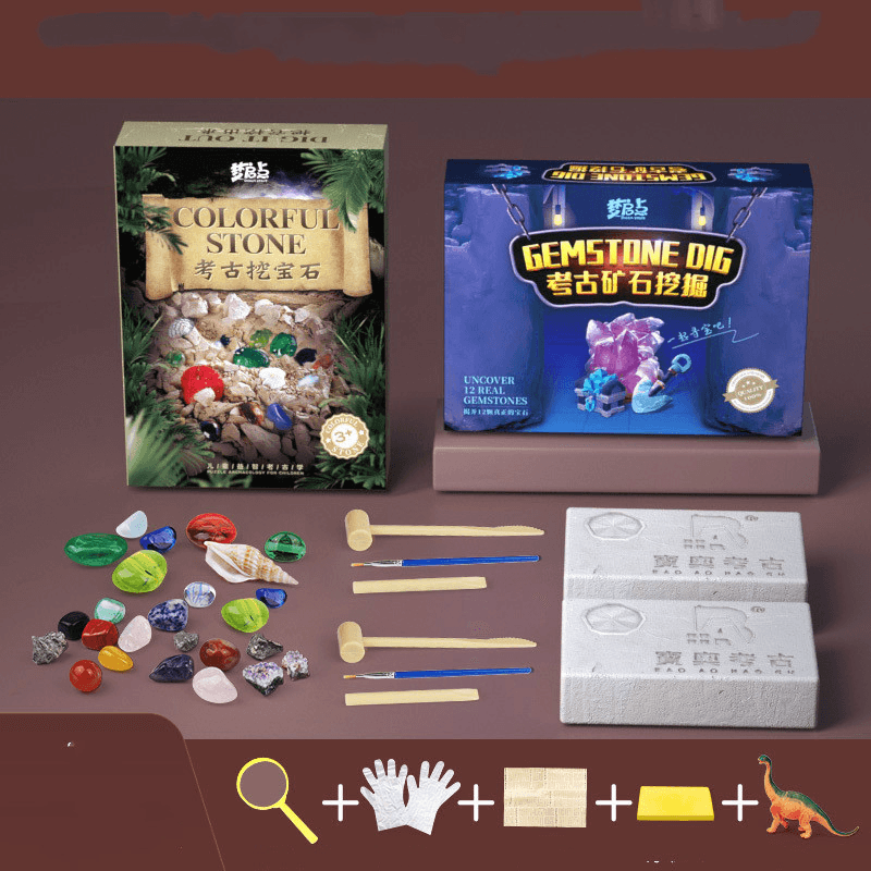 Archaeological Gem Ore Fossil Excavation Mining Toys - MRSLM