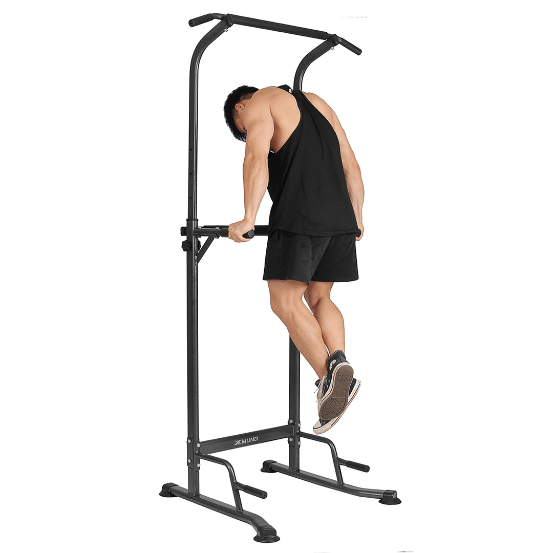 [EU Direct] XMUND XD-PT2 Power Tower 6 Gears High Adjustable Multi-Function Pull up Station Fitness Equipment Home Gym Load 150Kg - MRSLM