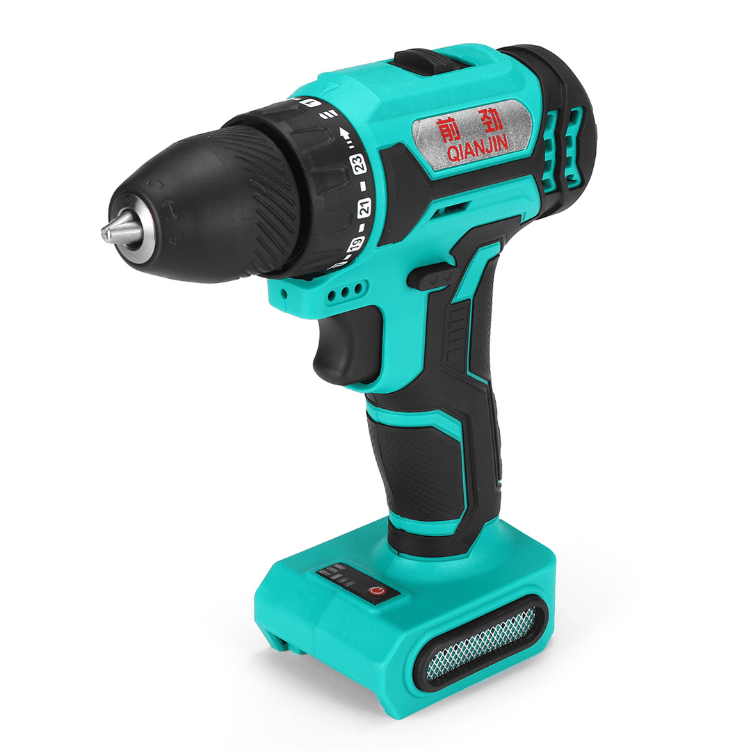 3/8 Inch Chuck 100N.M 2 Speed Electric Drill Driver Cordless Hand Power Tools for 48V Rechargeable Battery - MRSLM