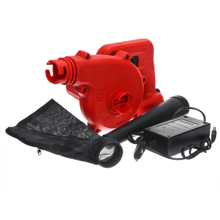 220V Electric Blower with Rechargeable Lithium Battery 2 in 1 Computer Dust Remover Dust Blower - MRSLM