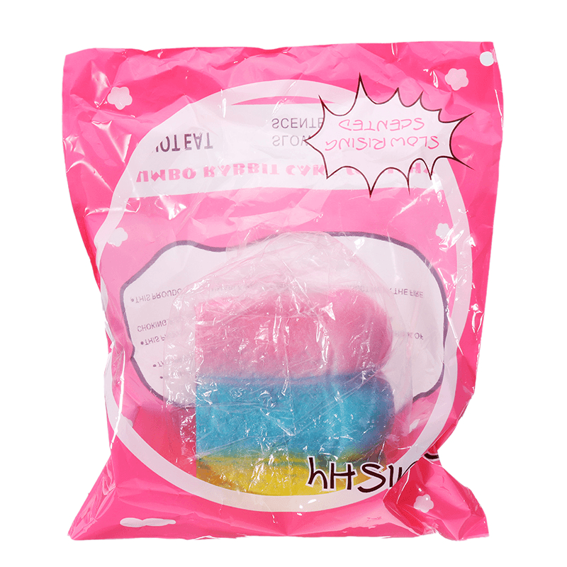 Yunxin Squishy Rainbow Toast Loaf Bread 10Cm Slow Rising with Packaging Collection Gift Decor Toy - MRSLM