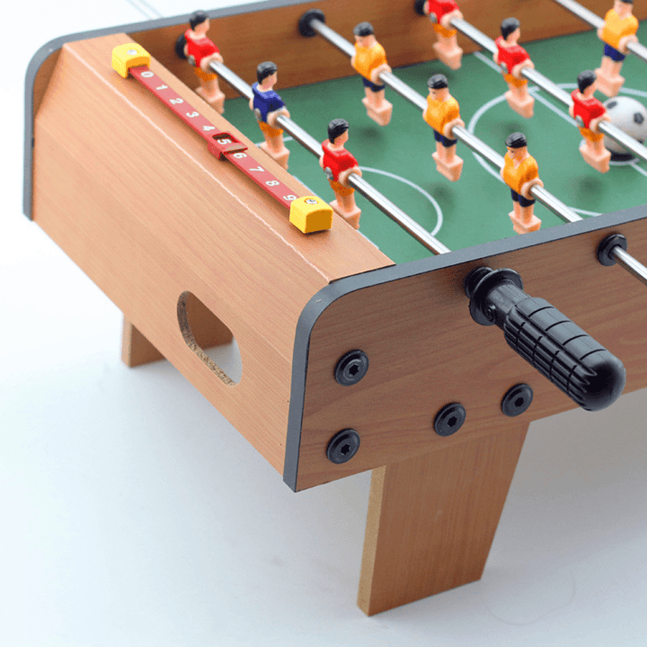 50X25X12.5Cm Football Table Game Wooden Soccer Game Tabletop Foosball Sports Family Activities - MRSLM