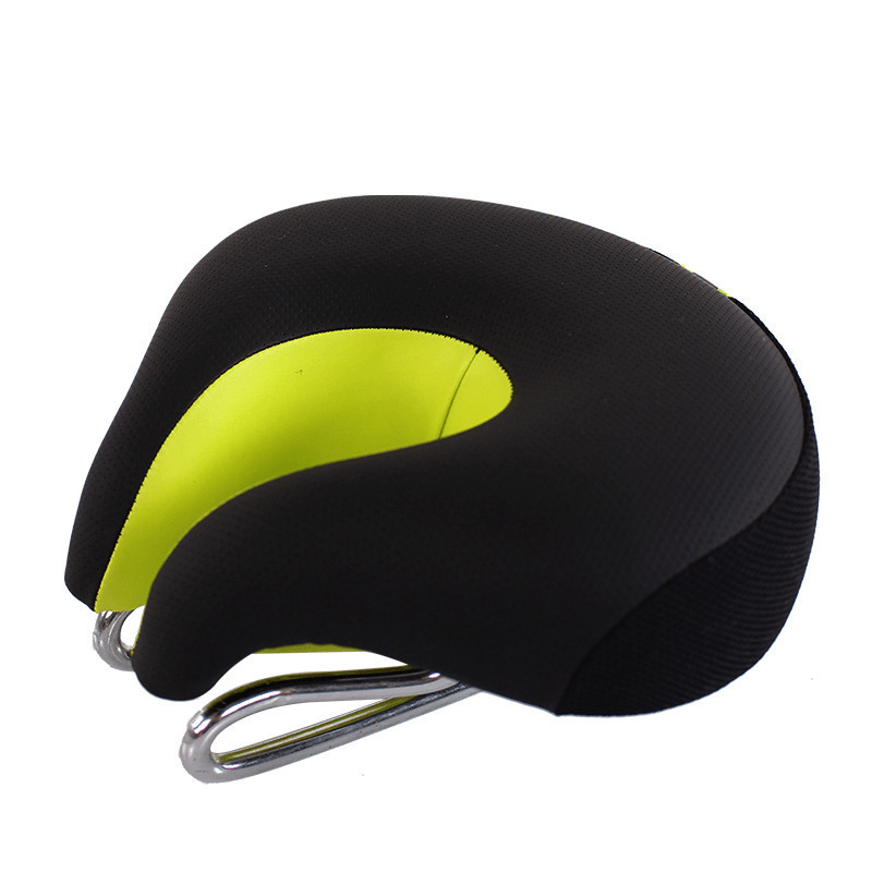 BIKINGHT PU Bicycle Saddle Reflective Strip Thickened Soft Saddle Bike Mountain Bike Seat Cushion for Outdoor Sports - MRSLM