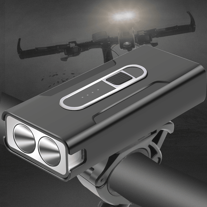 XANES® Z-05A 2Xt6 Bicycle Light USB Charging 4 Modes Adjustable Bike Headlamp Waterproof LED Front Lamp - MRSLM