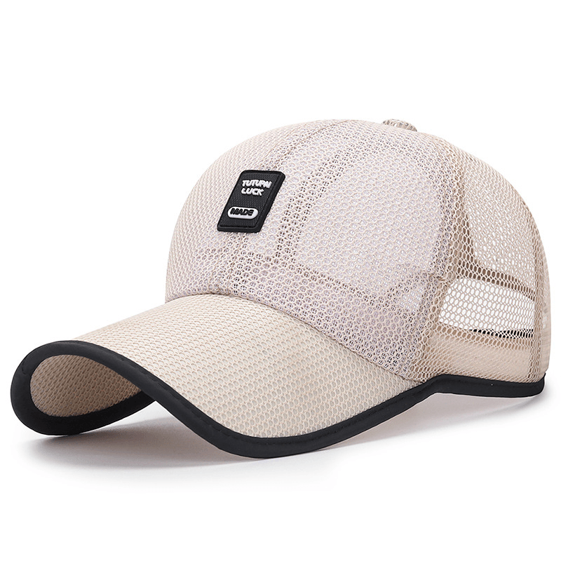 Sunshade Net Hat for Women Sunscreen Baseball Hat for Men - MRSLM