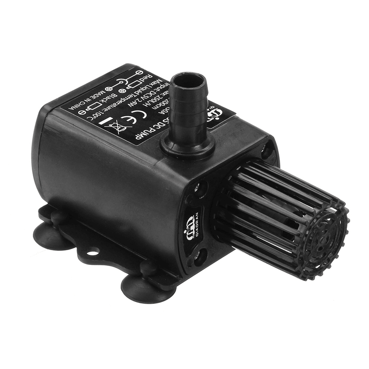 Machifit DC 5V 12V 6W Water Pump USB Female Plug Ultra-Quiet Mini Brushless DC Water Pump - MRSLM