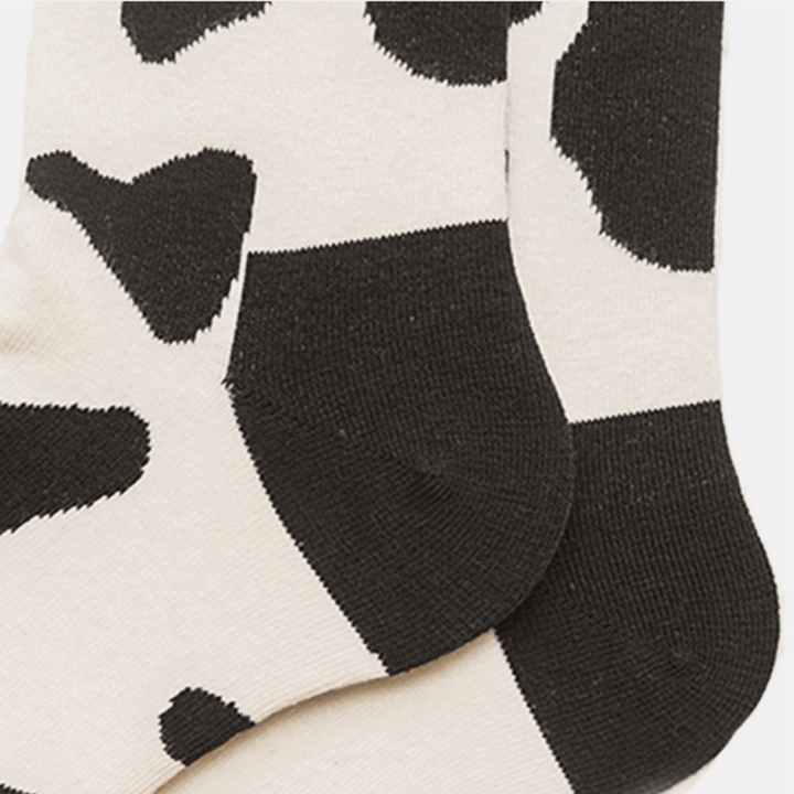 Couple Models Cow Texture Cotton Socks Japanese and Korean Style Cute Cotton Socks for Men and Women - MRSLM