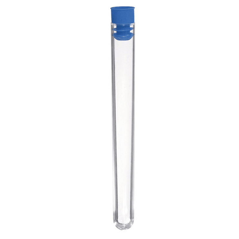 16X150Mm 20Ml Plastic Test Tube with Stopper Lab Supplies - MRSLM