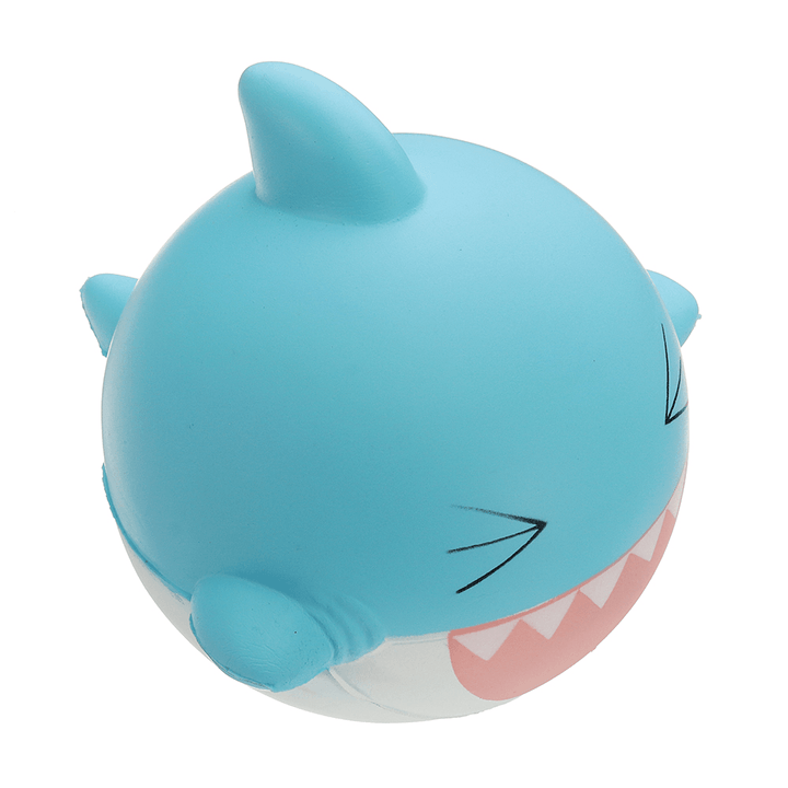 Squishyfun Shark Squishy 15Cm Jumbo Licensed Slow Rising Soft with Packaging Collection Gift - MRSLM