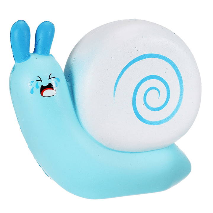 Squishy Snail Pink Blue Jumo 12Cm Slow Rising with Packaging Collection Gift Decor Toy - MRSLM