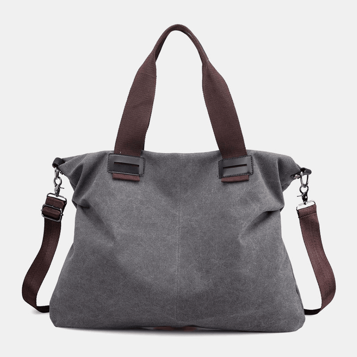 Women Vintage Large Capacity Handbag Shoulder Bag Crossbody Bag - MRSLM
