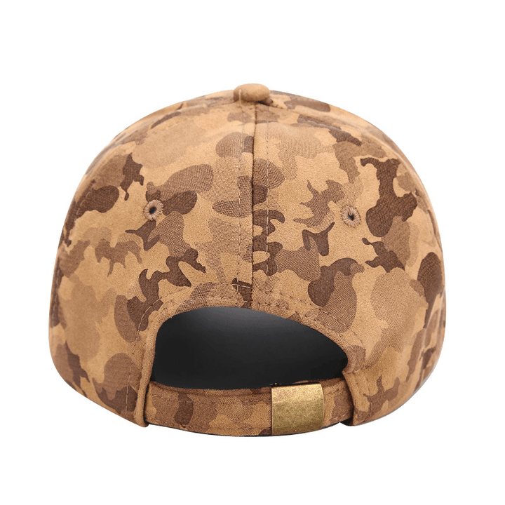 Fashion Simple Suede Camouflage Baseball Cap - MRSLM